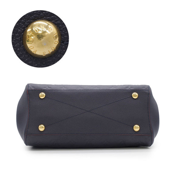 Louis Vuitton Montaigne MM Handbag Monogram Marine Rouge - Picture 3 of 7